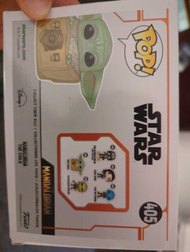 Funko Pop! Star Wars: The Mandalorian The Child In Bag # 405 - Funko (Funko Pop!) action figure collectible [Barcode 889698509633] - Main Image 3
