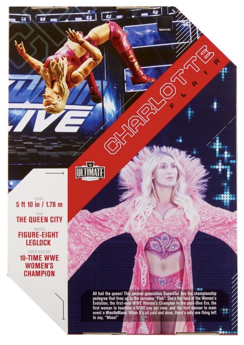 Charlotte Flair - Mattel (WWE Ultimate Edition) action figure collectible [Barcode 887961838954] - Main Image 3