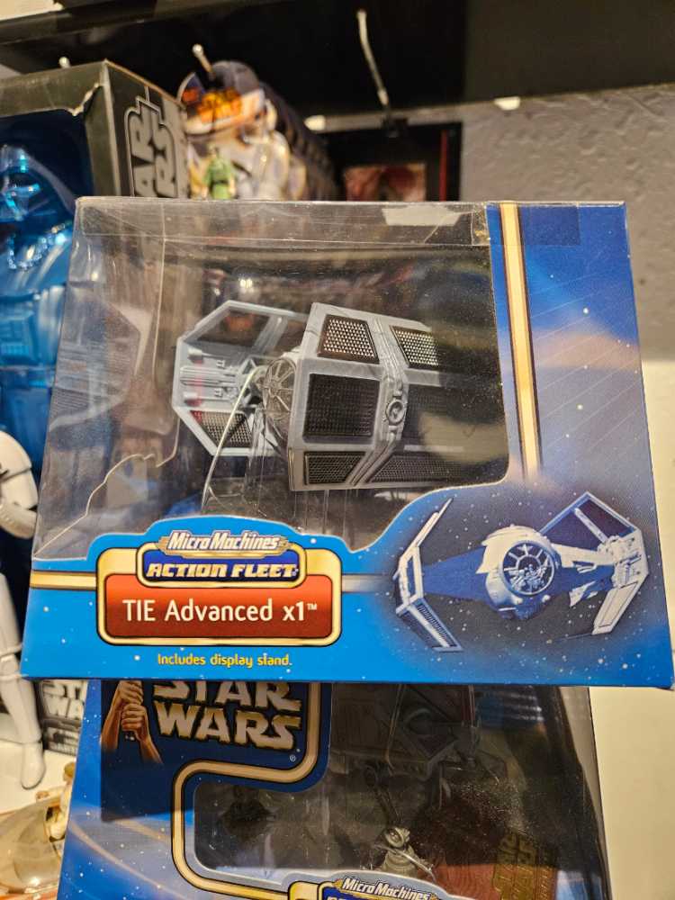 Tie Advanced - Galoob (2002-2003 Star Wars Saga) action figure collectible [Barcode 076930473566] - Main Image 2