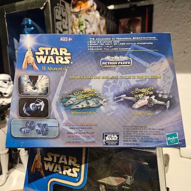 Tie Advanced - Galoob (2002-2003 Star Wars Saga) action figure collectible [Barcode 076930473566] - Main Image 3