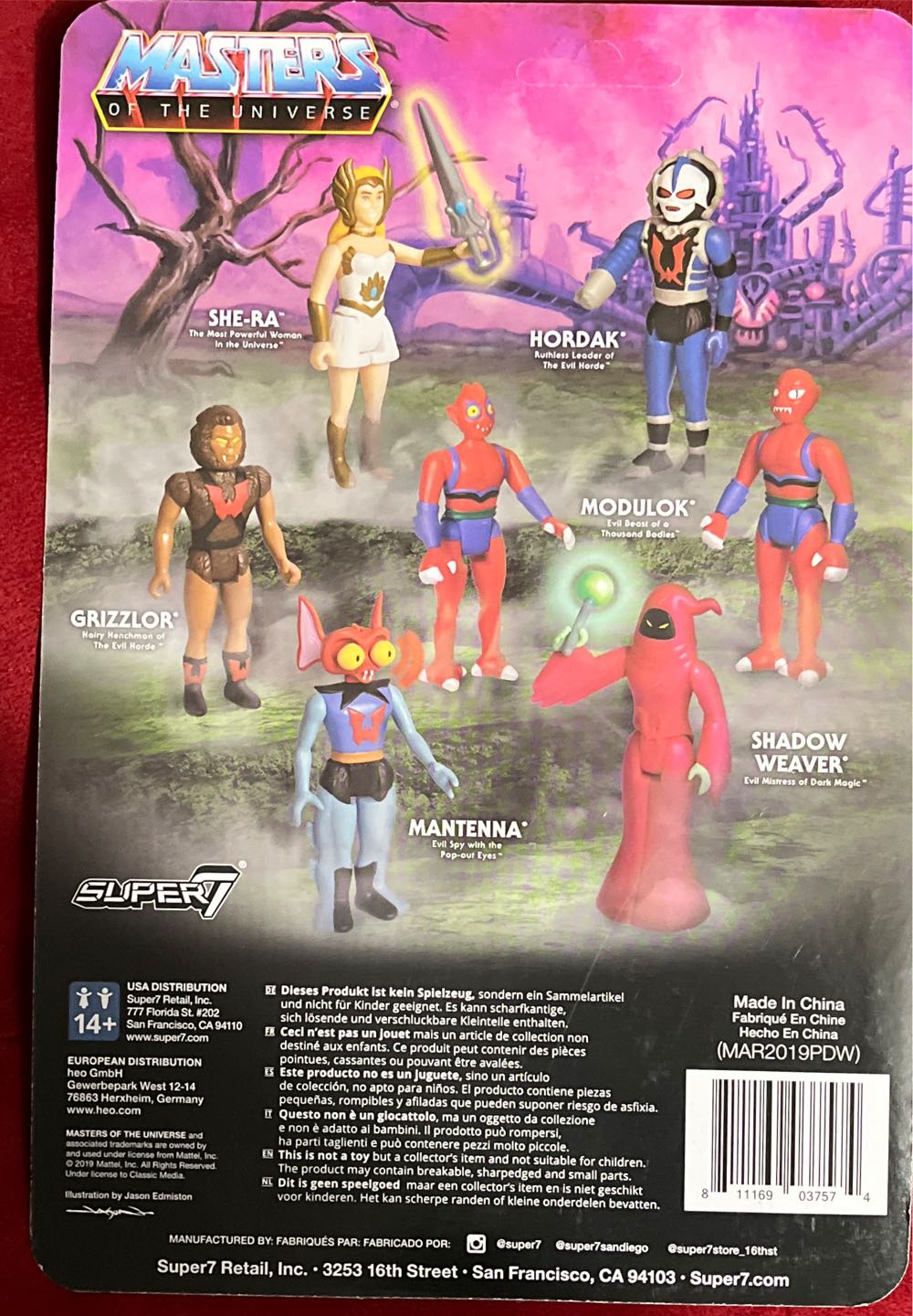 Modulok A: Reaction - Super 7 action figure collectible [Barcode 811169037574] - Main Image 2