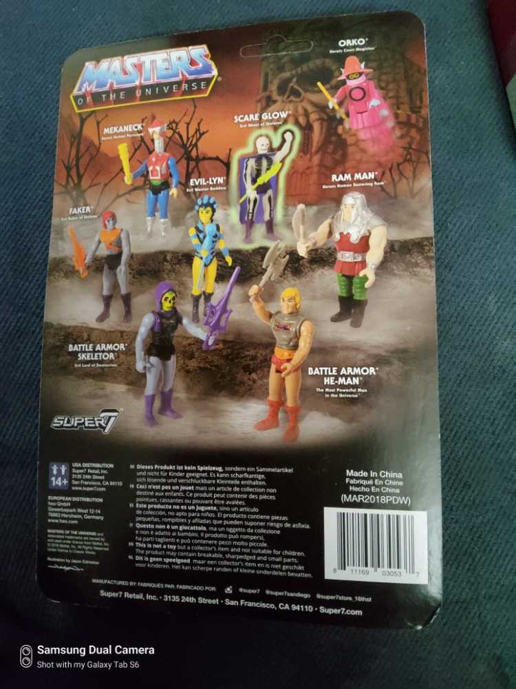Super7 Scare Glow Reaction Figure - Super 7 (Masters Of The Universe ReAction) action figure collectible [Barcode 811169030537] - Main Image 2
