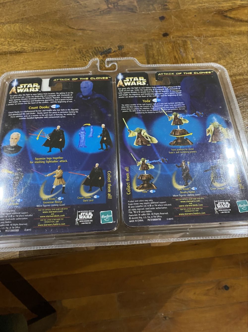 Attack Of The Clones Yoda & Count Dooku  (1. Star Wars) action figure collectible - Main Image 2