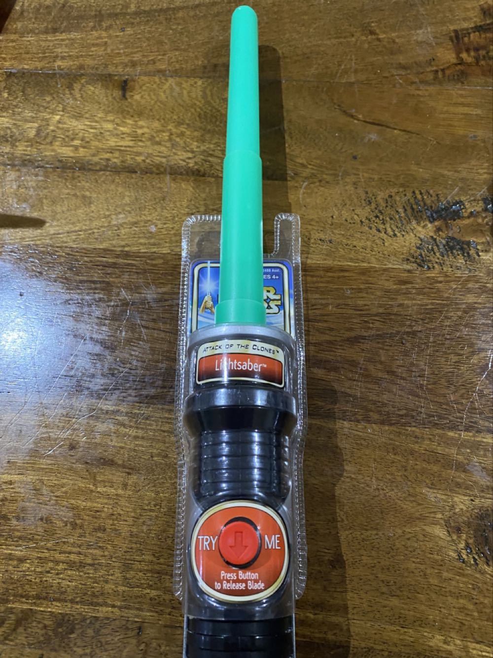 Attack Of The Clones Lightsaber Green  action figure collectible - Main Image 3