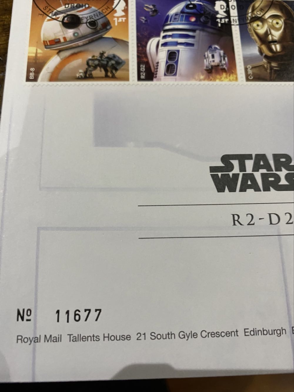 Uk Star Wars™ R2 D2 Medallion Cover Comm Coinage - Royal Mail action figure collectible [Barcode 5014721145099] - Main Image 3
