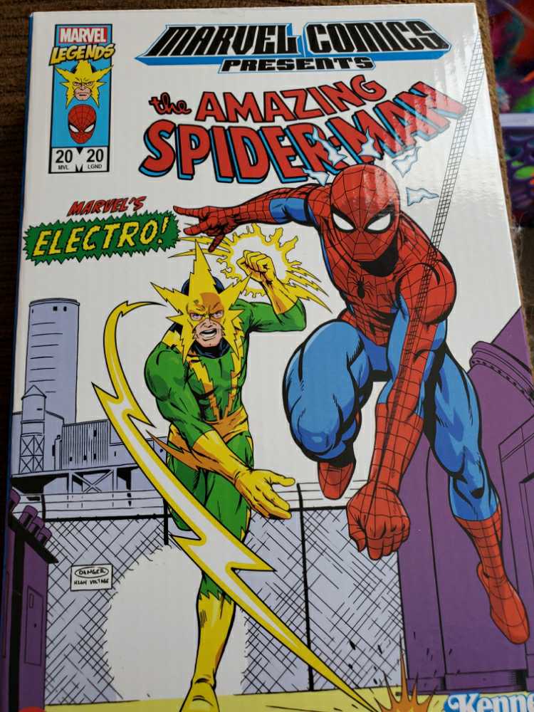 Marvel Legends RETRO 3.75 Series Spider-Man & Electro 2-Pack 3.75 - Hasbro (Marvel Comics) action figure collectible [Barcode 5010993785797] - Main Image 1