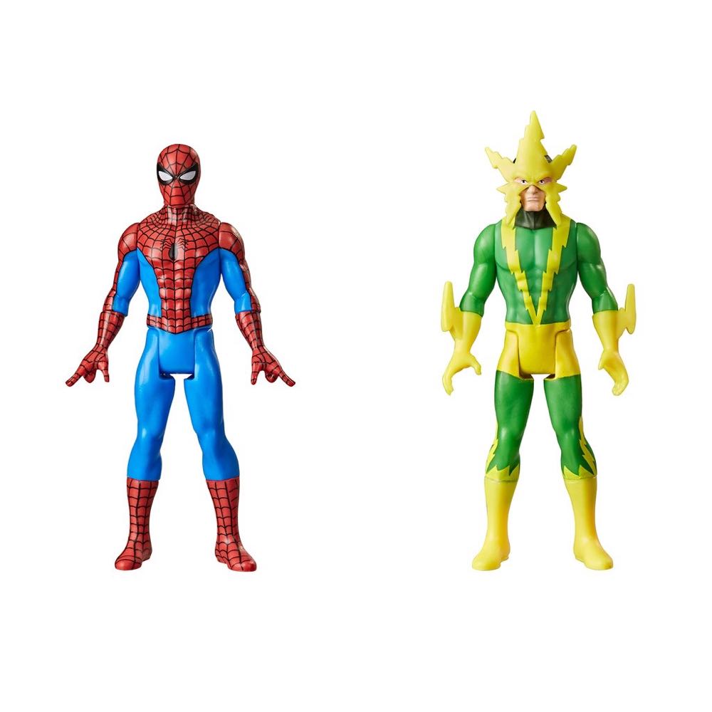 Marvel Legends RETRO 3.75 Series Spider-Man & Electro 2-Pack 3.75 - Hasbro (Marvel Comics) action figure collectible [Barcode 5010993785797] - Main Image 3