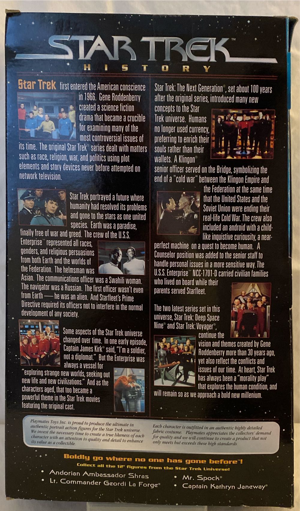 Women Of Star Trek:  Star Trek Voyager Captain Kathryn Janeway - Playmates (Star Trek - Voyager) action figure collectible [Barcode 043377655039] - Main Image 2