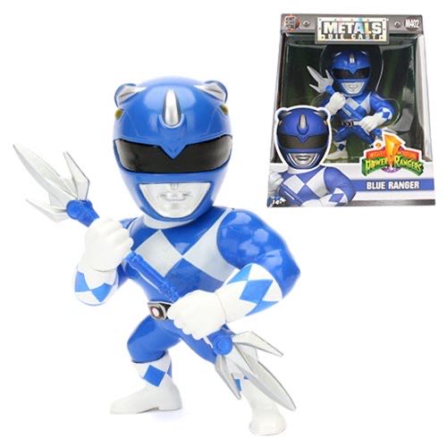 MMPR Blue Ranger MetalFig - Jada Toys (Mighty Morphin Power Rangers) action figure collectible [Barcode 801310981283] - Main Image 2