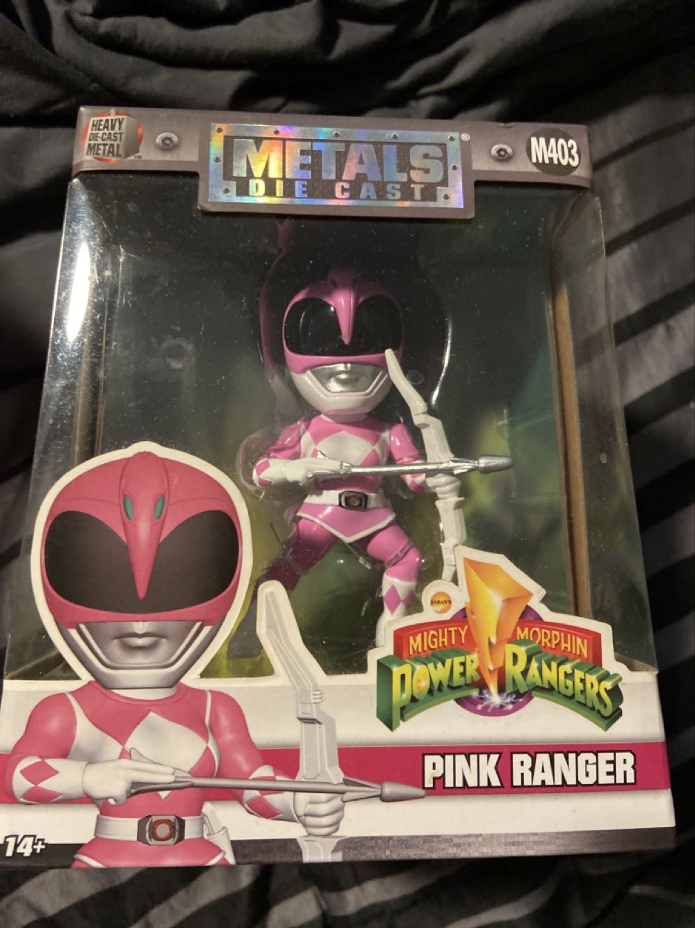 Power Rangers: Pink Ranger - Metals Die Cast - JADA TOYS, Inc. (Mighty Morphin Power Rangers) action figure collectible [Barcode 801310981290] - Main Image 2
