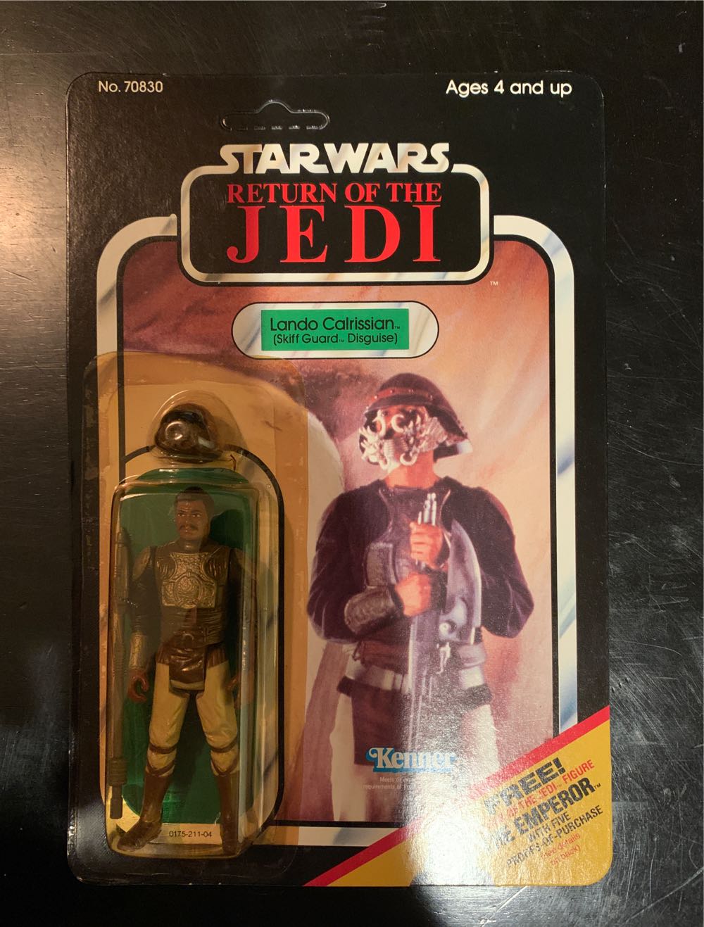 Lando Calrissian (Skiff Guard Disguise) - Kenner (Star Wars) action figure collectible [Barcode 076281695709] - Main Image 2