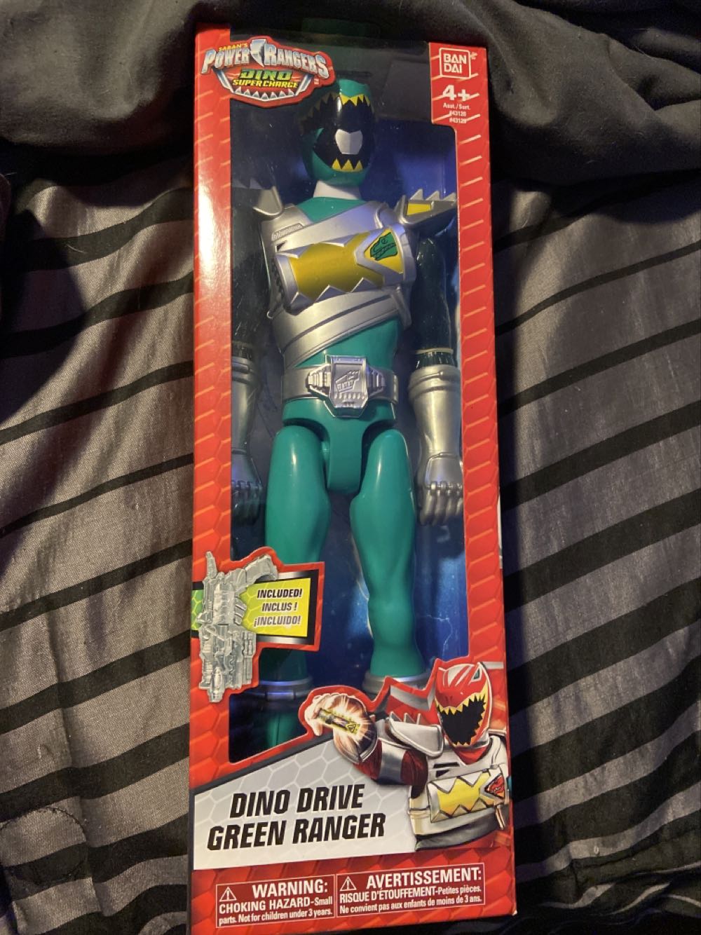Power Rangers Dino Super Charge Dino Green Ranger  action figure collectible [Barcode 045557431297] - Main Image 2