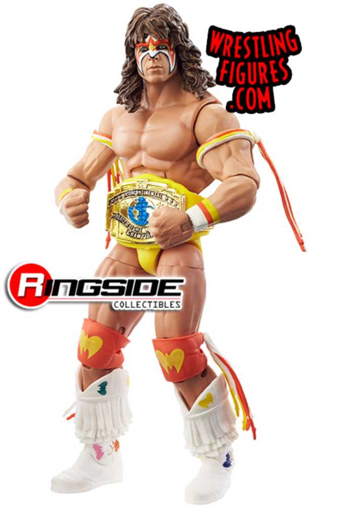Ultimate Warrior - Mattel Wwe (WWE Elite Royal Rumble) action figure collectible [Barcode 887961967814] - Main Image 3