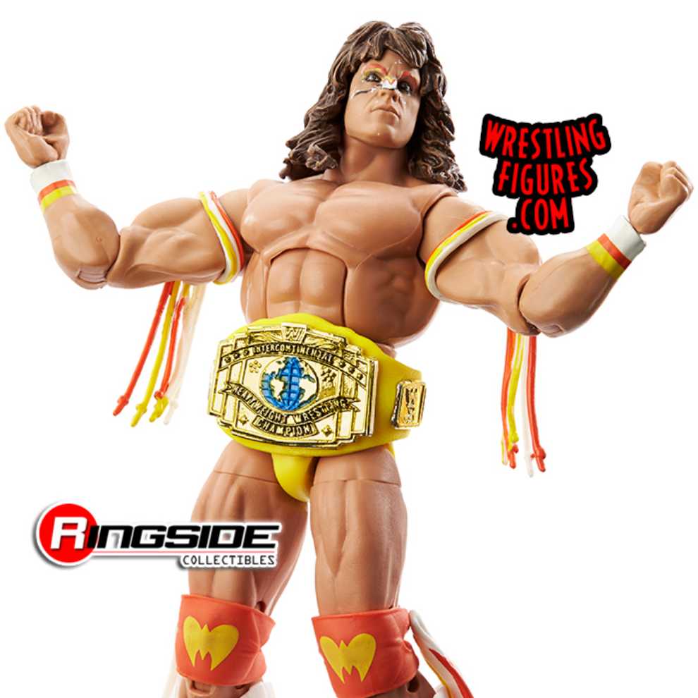 Ultimate Warrior - Mattel Wwe (WWE Elite Royal Rumble) action figure collectible [Barcode 887961967814] - Main Image 4