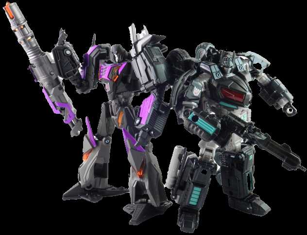 Transformers United Darkside Optimus Prime & Darkside Megatron - Takara Tomy action figure collectible [Barcode 4904810428657] - Main Image 2