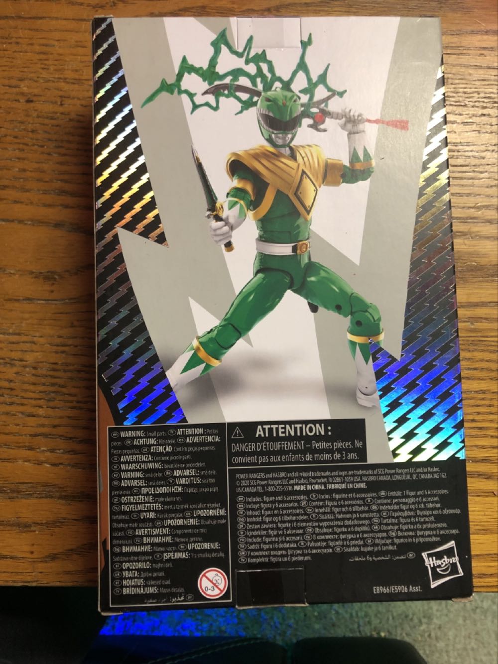 Mighty Morphin Green Ranger Target Exclusive - Hasbro (Mighty Morphin Power Rangers) action figure collectible [Barcode 630509987375] - Main Image 2