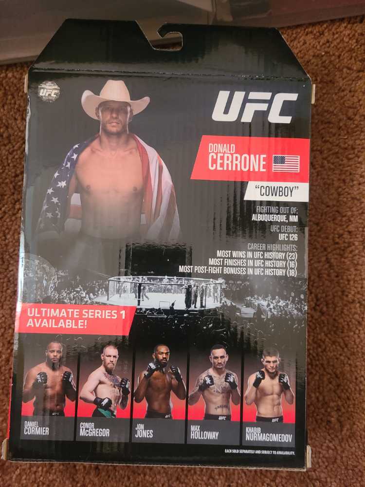 Jazwares UFC Ultimate Series 2020 Donald Cerrone Limited Edition  - Jazwares (UFC Collection) action figure collectible [Barcode 191726015932] - Main Image 3