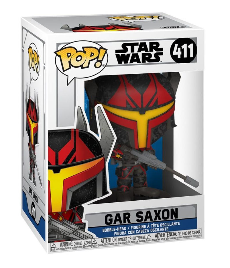 #411 Gar Saxon  (Funko Pop!) action figure collectible [Barcode 889698520249] - Main Image 2