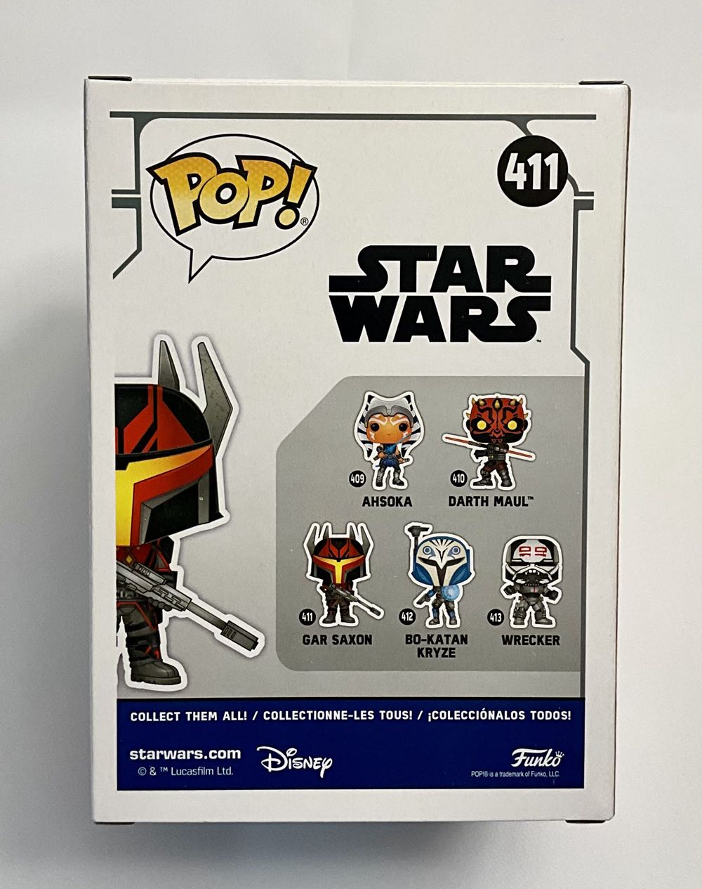 #411 Gar Saxon  (Funko Pop!) action figure collectible [Barcode 889698520249] - Main Image 3