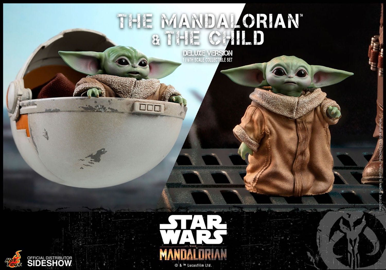 The Mandalorian & The Child - Hot Toys / Side Show (1/6th Scale) action figure collectible [Barcode 4895228604774] - Main Image 8