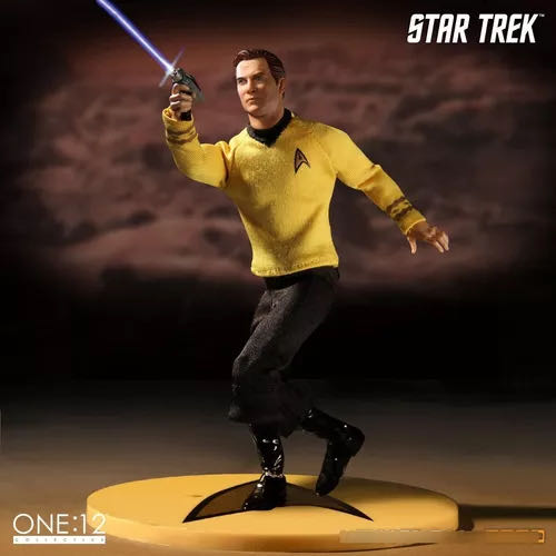 Star Trek Captain Kirk - Mezco (Star Trek) (Mezco One 12) action figure collectible [Barcode 696198761610] - Main Image 2