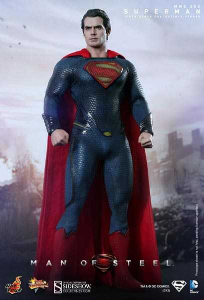 Superman, Man of Steel (MMS200) - Hot Toys (Man of Steel (2013)) action figure collectible - Main Image 1