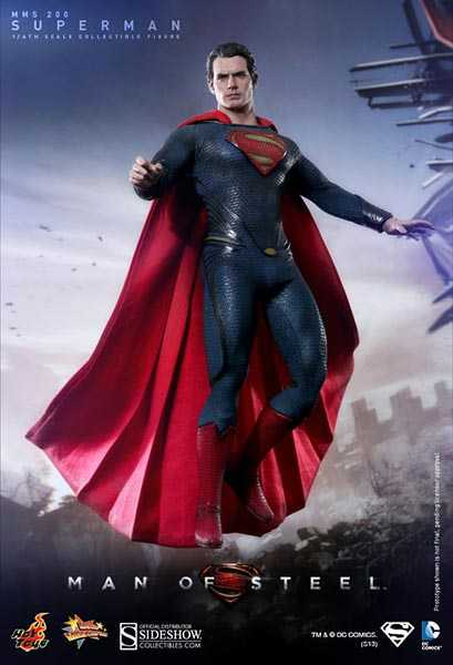 Superman, Man of Steel (MMS200) - Hot Toys (Man of Steel (2013)) action figure collectible - Main Image 4