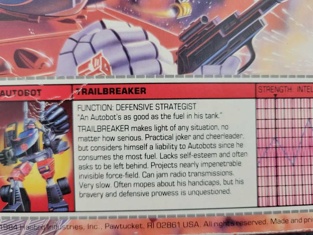 Trailbreaker 1984 Cars Boxed - Hasbro (1984) action figure collectible - Main Image 4