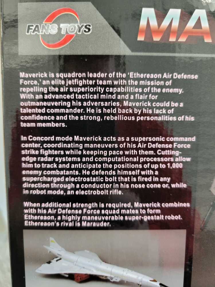 Maverick Silverbolt FT-30A - Fanstoys (Masterpiece 1985) action figure collectible - Main Image 4