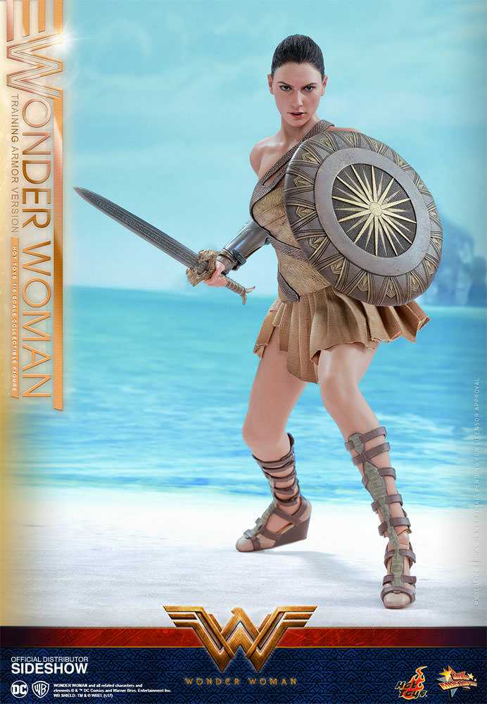 Wonder Woman, Training Armor Version, Wonder Woman (MMS424) - Hot Toys (Wonder Woman (2017)) action figure collectible - Main Image 3