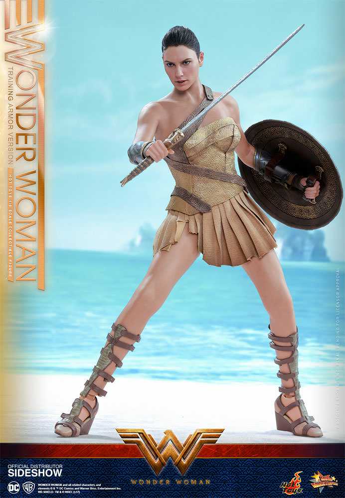 Wonder Woman, Training Armor Version, Wonder Woman (MMS424) - Hot Toys (Wonder Woman (2017)) action figure collectible - Main Image 4