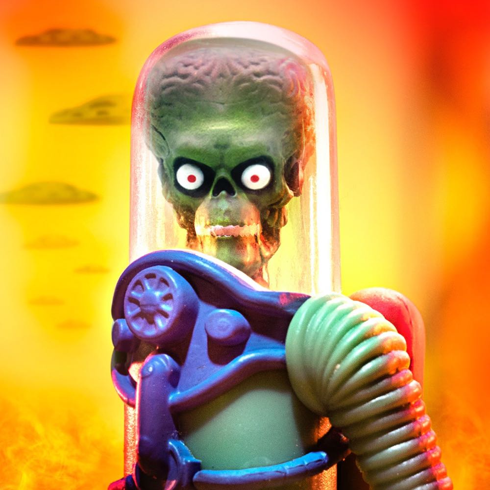 Reaction Super7: Mars Attacks The Invasion Begins - Super7 (Mars Attacks!) action figure collectible [Barcode 811169038427] - Main Image 4