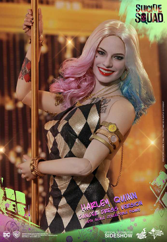 Harley Quinn, Dancer Dress Version, Suicide Squad (MMS439) - Hot Toys (Suicide Squad (2016)) action figure collectible - Main Image 3