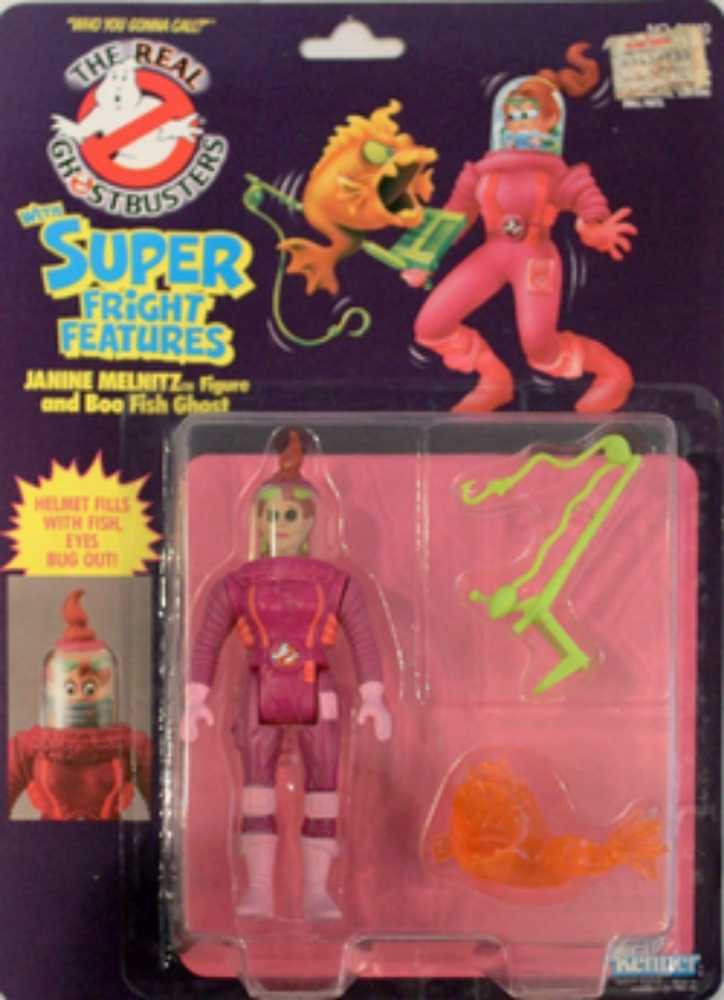 Janine Melnitz Fright Features  - Kenner (The Real Ghostbusters) action figure collectible - Main Image 3