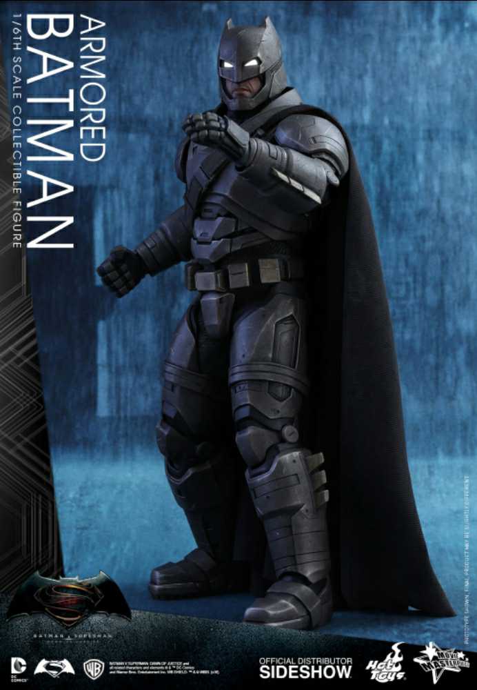 Batman, Armored, Batman vs Superman: Dawn of Justice (MMS349) - Hot Toys (Batman vs Superman: Dawn of Justice (2017)) action figure collectible - Main Image 2