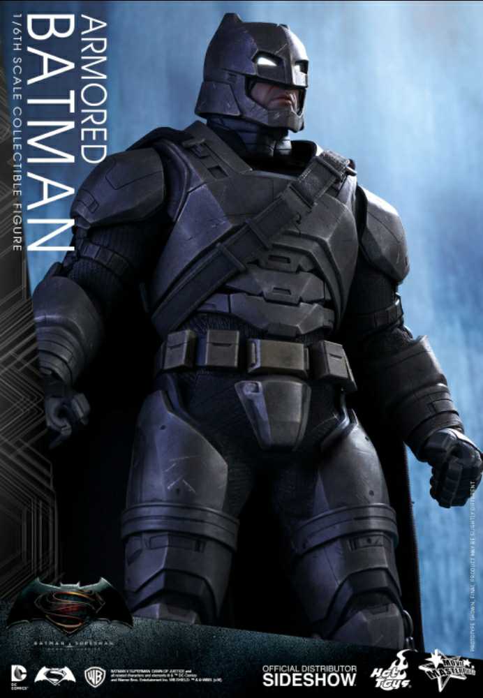Batman, Armored, Batman vs Superman: Dawn of Justice (MMS349) - Hot Toys (Batman vs Superman: Dawn of Justice (2017)) action figure collectible - Main Image 4