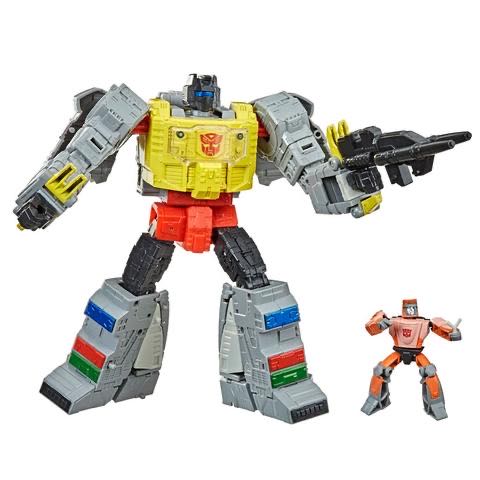 Grimlock & Autobot Wheelie - Hasbro / Takara Tomy (Transformers: The Movie (1986) – Grimlock and Autobot Wheelie, Mockery of Justice scene) action figure collectible [Barcode 5010993790449] - Main Image 2