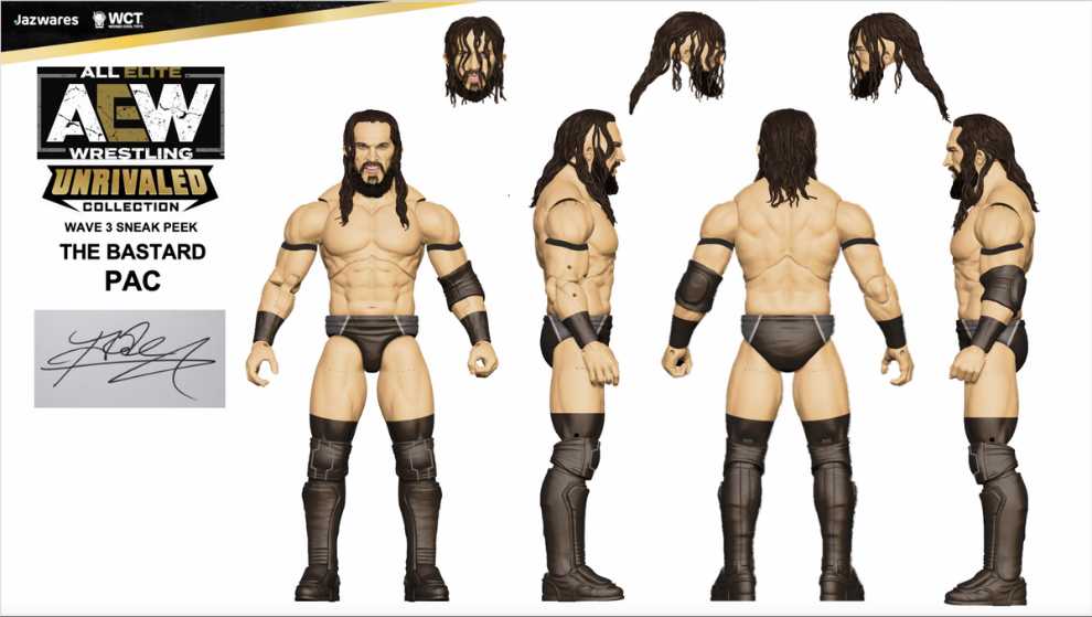 PAC - AEW - Unrivaled 19 - Jazzwares (AEW Unrivaled Collection: Series 3) action figure collectible [Barcode 191726377078] - Main Image 4