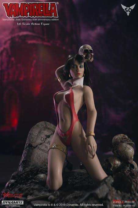Vampirella, Jose Gonzalez 50th Anniversary Edition (PL2019-152) - TBLeague (Vampirella (Dynamite Entertainment)) action figure collectible - Main Image 3