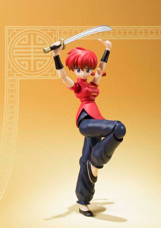 Ranma ½ Ranma Saotome (Girl Type) - Bandai Tamashii Nations - S.H. Figuarts (Anime) action figure collectible [Barcode 4549660018445] - Main Image 2