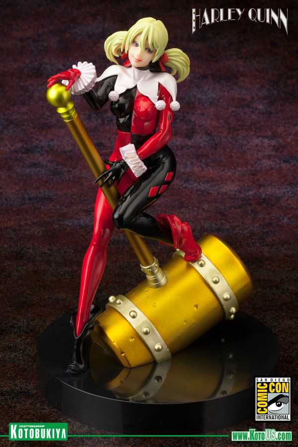 Harley Quinn, Unmasked, DC Bishoujo (2013 SDCC Limited Edition) - Kotobukiya (DC Bishoujo) action figure collectible - Main Image 2