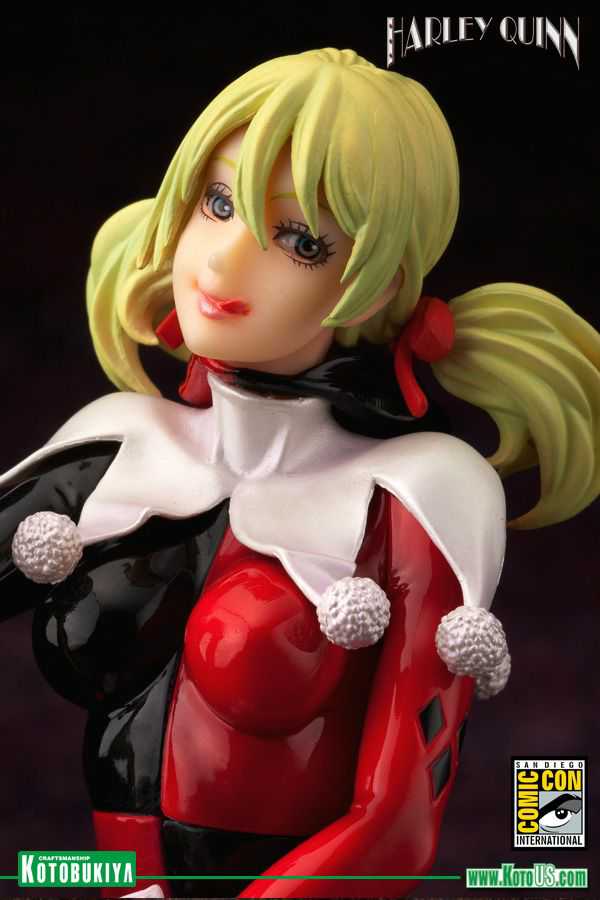 Harley Quinn, Unmasked, DC Bishoujo (2013 SDCC Limited Edition) - Kotobukiya (DC Bishoujo) action figure collectible - Main Image 3