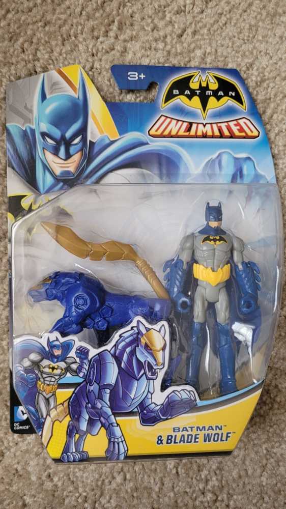 Batman & Blade Wolf - Mattel (Batman Unlimited) action figure collectible [Barcode 887961069822] - Main Image 1