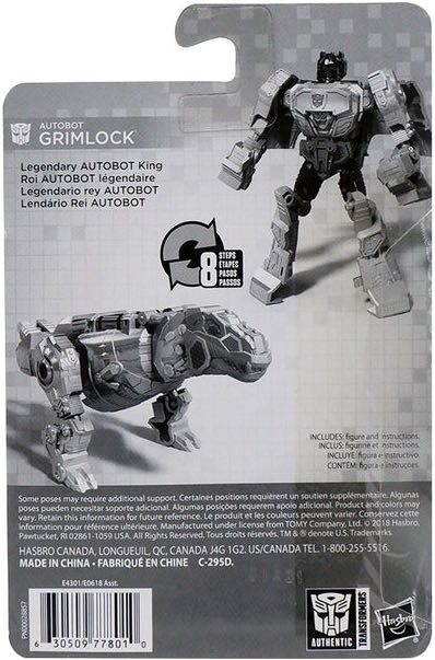 Transformers: Grimlock (DG Exclusive 4.5”) - Hasbro (Transformers) action figure collectible [Barcode 630509778010] - Main Image 2