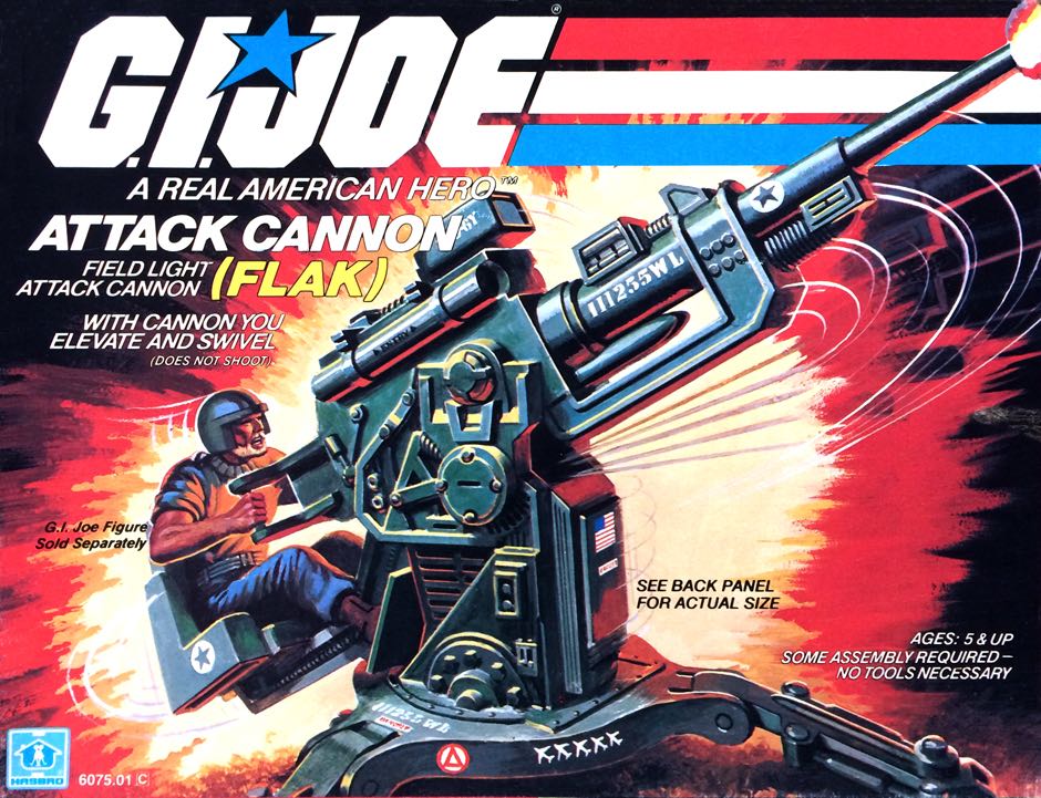 FLAK: Field Light Attack Cannon - Hasbro - G.I. Joe (G. I. JOE) action figure collectible - Main Image 2