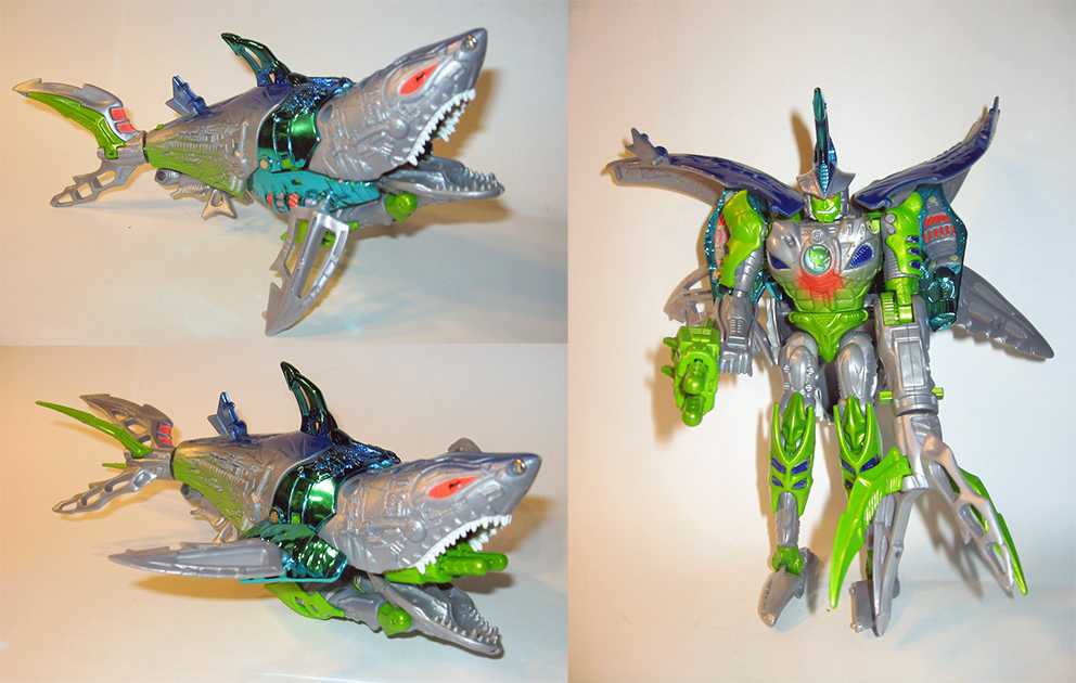 Cybershark (Transmetal 2) - Hasbro (Transformers: Beast Wars) action figure collectible [Barcode 076281804477] - Main Image 2