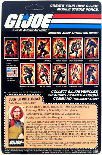 Scarlett V1.5 - Hasbro (GI Joe Vintage) action figure collectible - Main Image 3