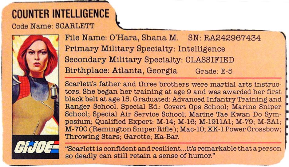 Scarlett V1.5 - Hasbro (GI Joe Vintage) action figure collectible - Main Image 4