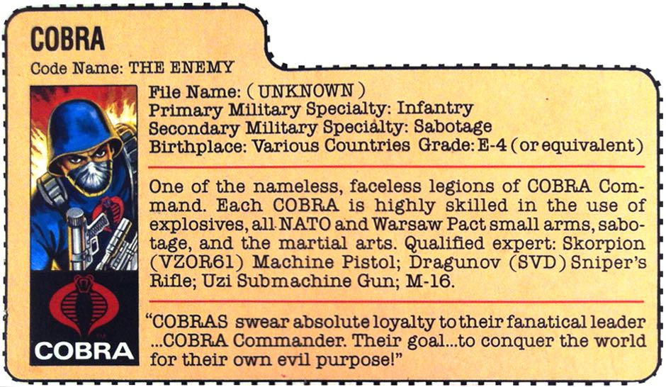 #20 | Cobra: The Enemy v1.5  action figure collectible - Main Image 4