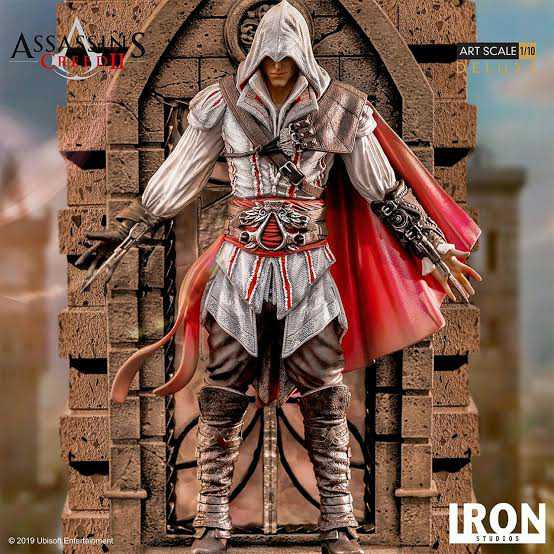 Ezio Auditore, Assassins Creed, Art Scale Deluxe (1:10) - Iron Studios (Assassins Creed II (2009)) action figure collectible - Main Image 3